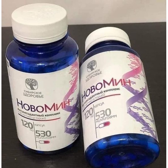 [ CHÍNH HÃNG ] - Thực phẩm Siberian novomin (HoBomnh ) FORMULA 4 N.V.M.N, hỗ trợ ngăn oxy hóa , bảo vệ tế bào - Hộp 120v