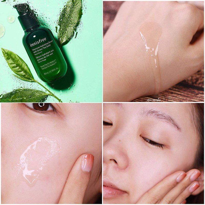 [ Combo 10 gói ] Tinh chất dưỡng ẩm, phục hồi da mụn Green Tea Seed Serum