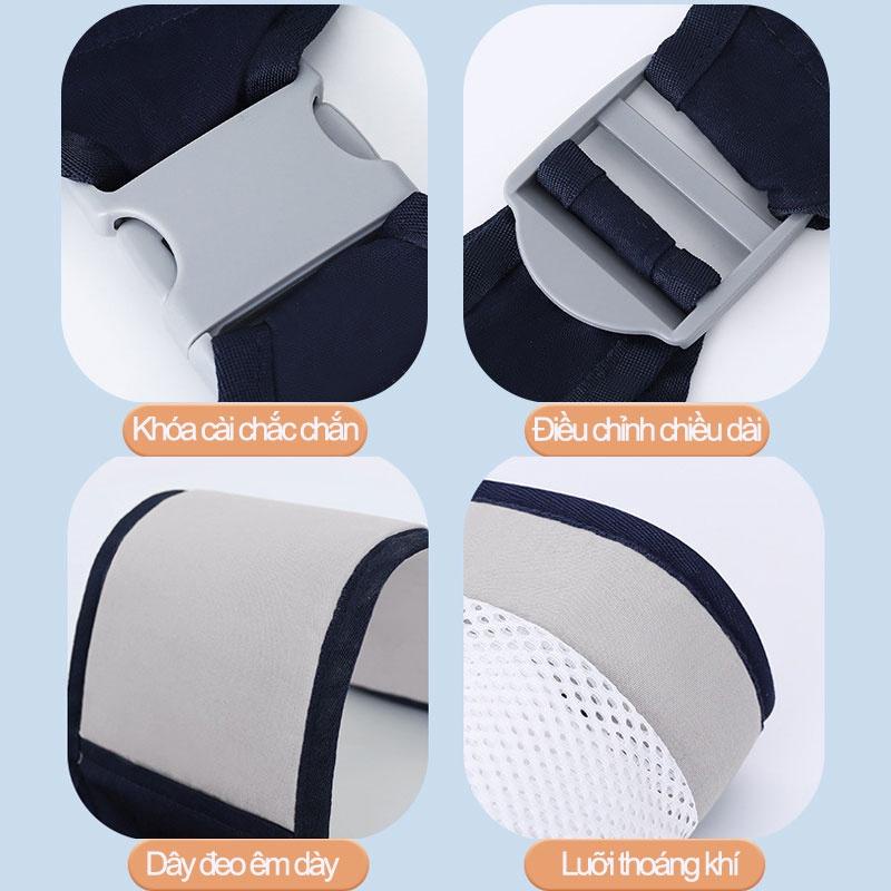 Địu cho bé sơ sinh, địu lưới cho bé sơ sinh hình võng thông thoáng