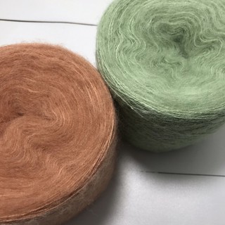 Cuộn len mohair 100gr- bảng màu 1 - siêu nhẹ , đan 1 áo chỉ 250-350gr tuỳ size