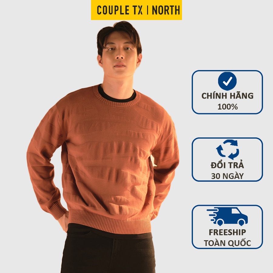 Áo len nam Couple TX tay dài form rộng, áo sweater thu đông hiệu ứng Camo độc đáo MSW 1008
