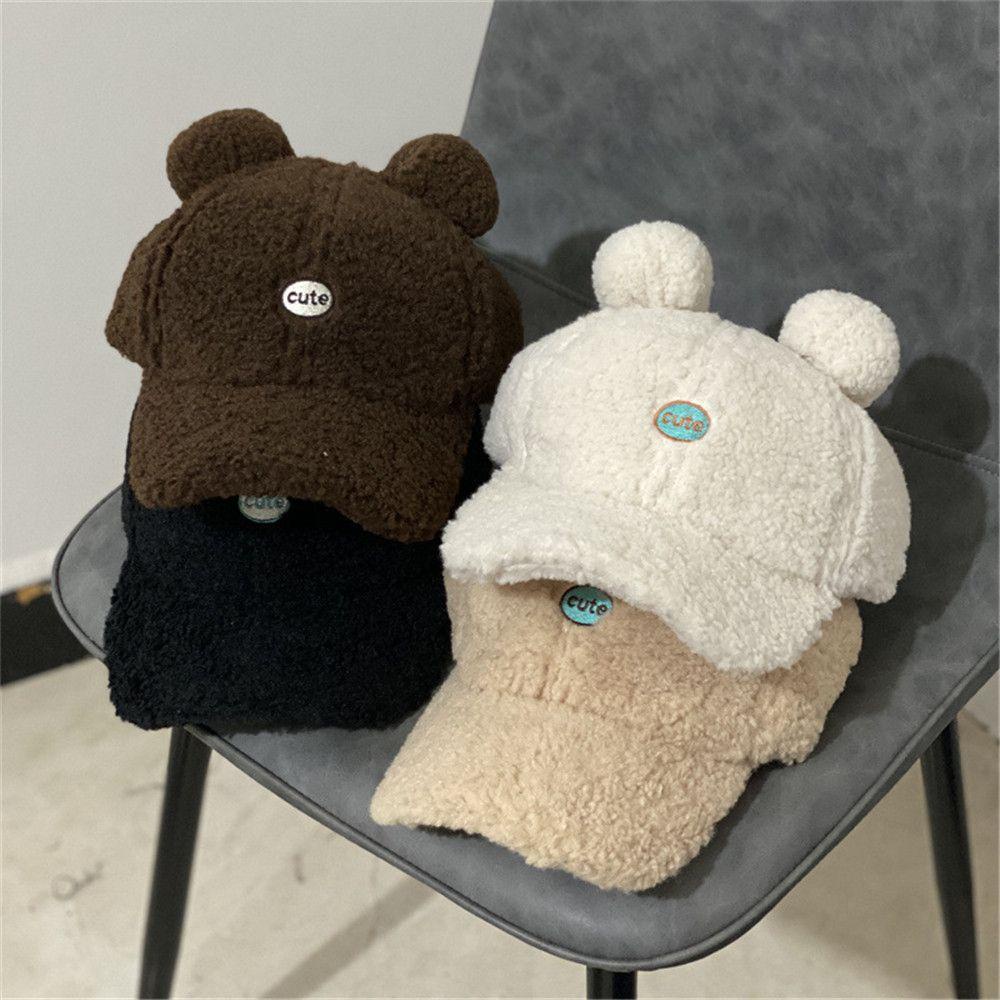 MELODG Mũ Lưỡi Trai Tai Gấu Dễ Thương