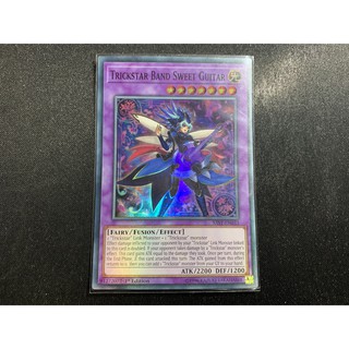 Thẻ Bài Yugioh Chính Hãng Trickstar Band Sweet Guitar - SAST-EN033