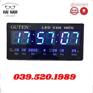 Đồng hồ led vạn niên  treo tường Guten R83 cao cấp