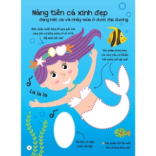 Sách - Dán hình siêu đáng yêu - Đại dương
