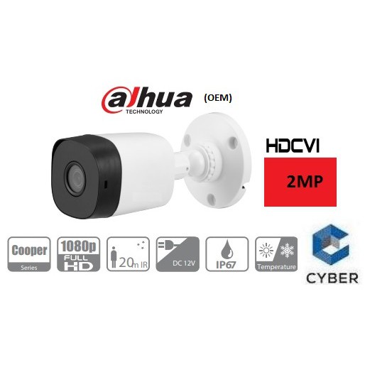 [Kho Phụ Kiện] Camera HDCVI Dahua HAC - B1A21P 2.0MP