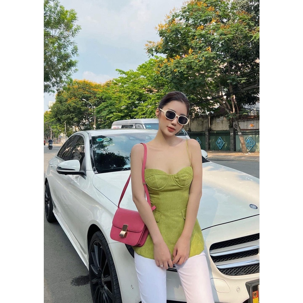 ÁO PEPLUM CÚP NGỰC 2 DÂY KÈM ẢNH THẬT ( khách đọc mô tả size giúp shop nhen)