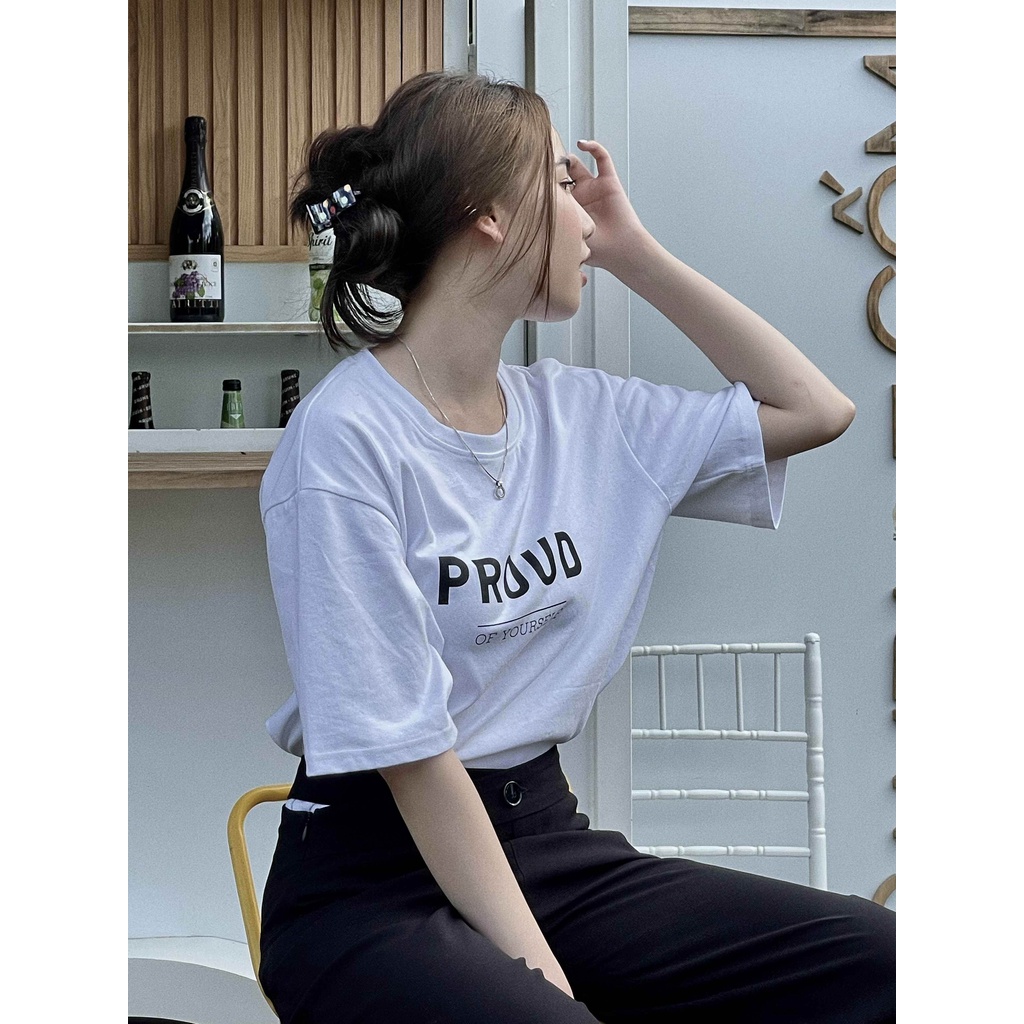 Áo thun form rộng in chữ thời trang GAGO