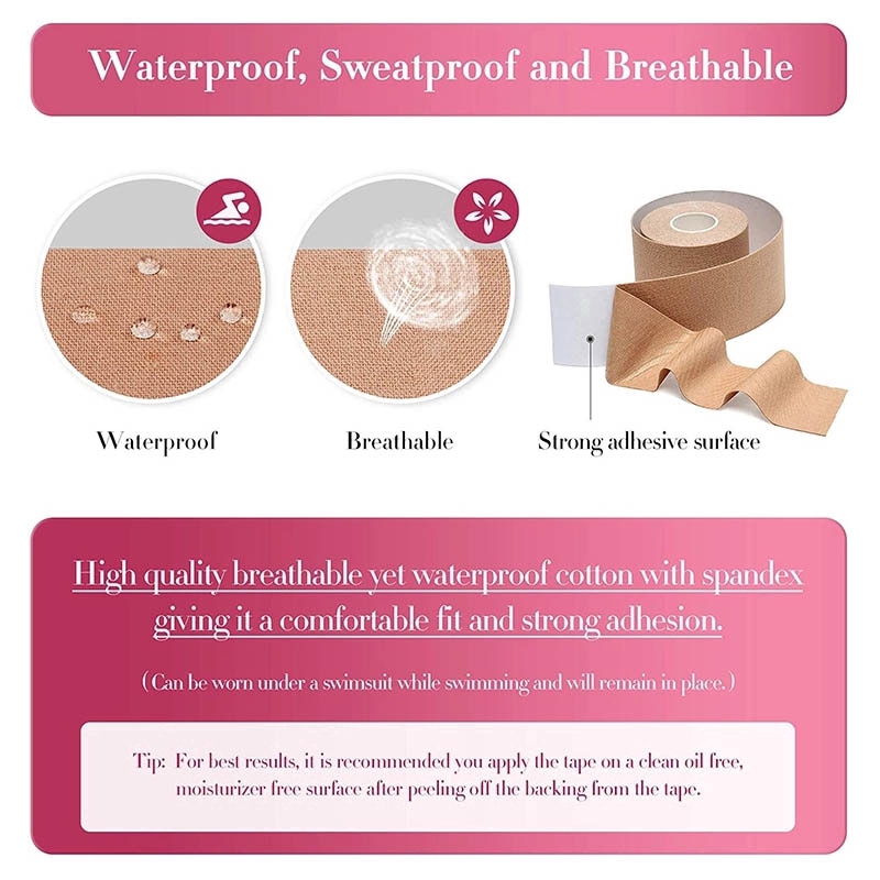 1 Cuộn Băng Dán Nâng Ngực Tàng Hình Gợi Cảm Cho Nữ