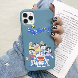 Ốp Lưng Iphone Silicon dẻo bảo vệ máy Doraemon x Maruko - S249