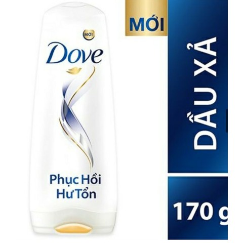 Gói 02 SP Dầu Xả Dove Phục Hồi Hư Tổn 170Ml