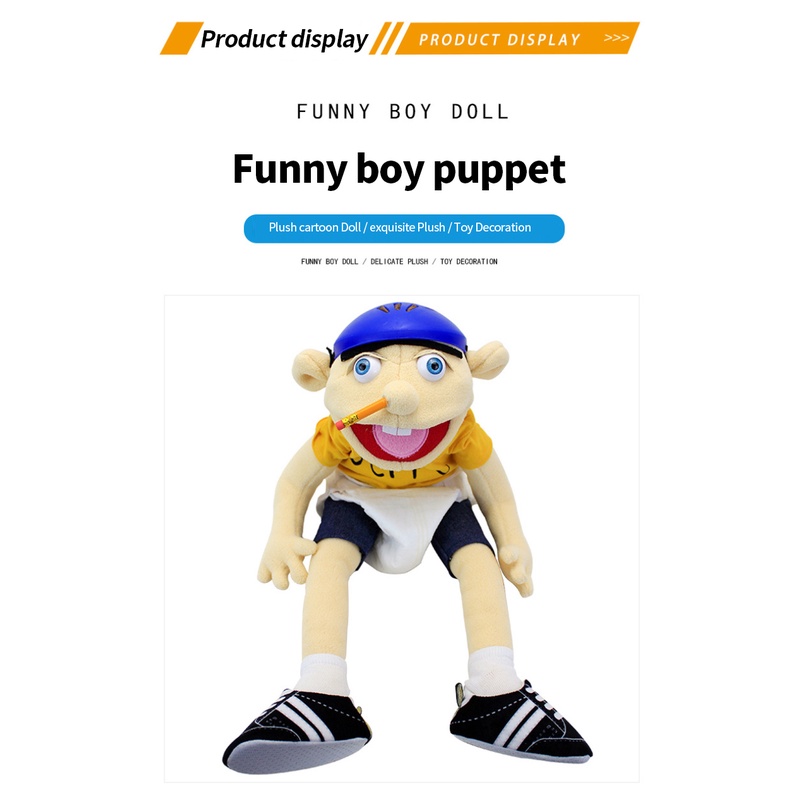 2022 60Cm Lớn Jeffy Cậu Bé Con Rối Con Rối Bàn Tay Búp Bê Nhồi Bông Đồ Chơi Ngộ Nghĩnh Toyszone. Vn
