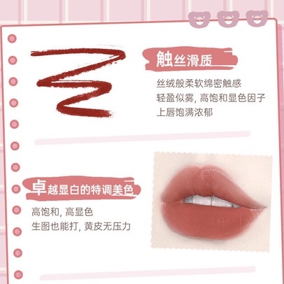 Son Bút Chì Gấu NOVO Dưỡng Ẩm Lâu Trôi NOVO Soft Mist Silky Lip Pencil 5530 - Khongcoson
