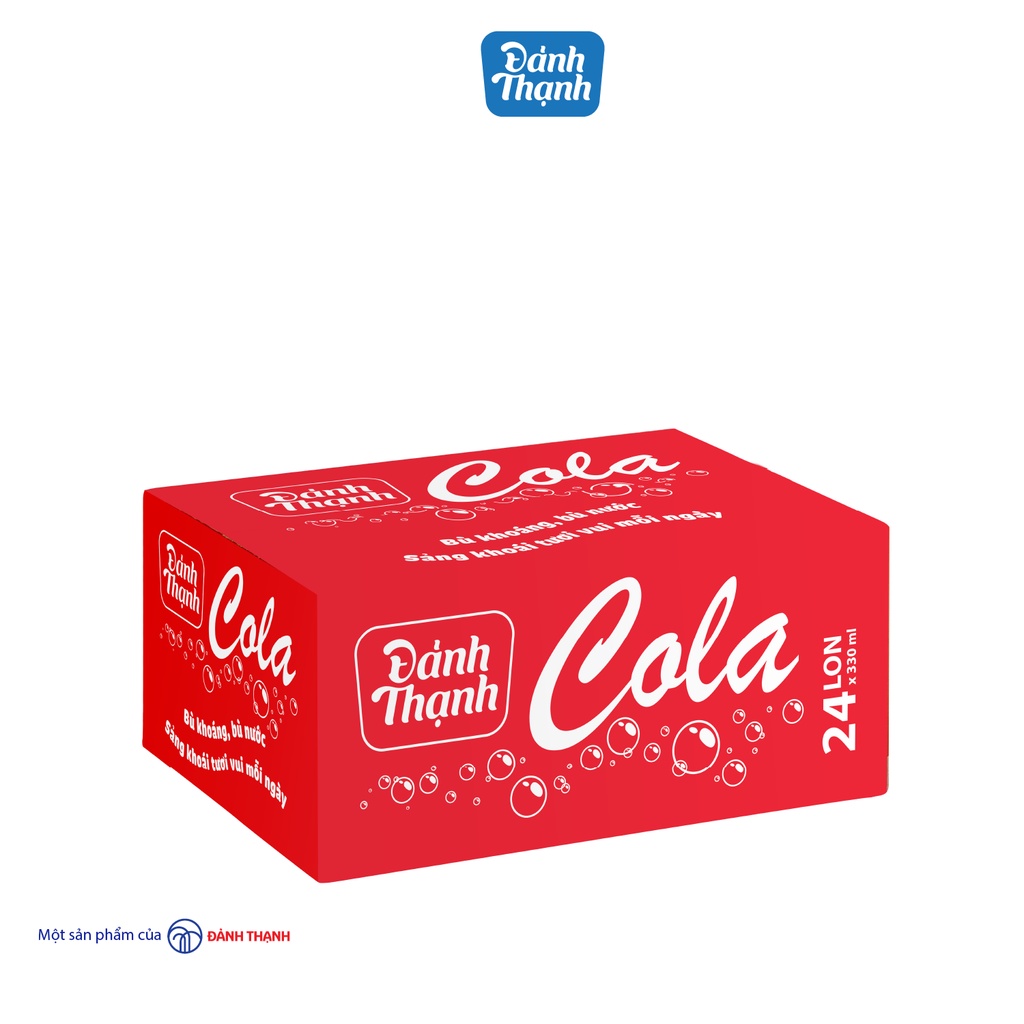 Lốc 6 lon Đảnh Thạnh Có Ga Khoáng Cola 330ml