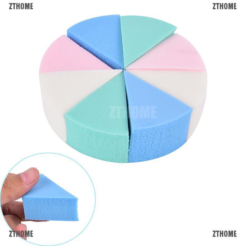 Set 8 Mút Rửa Mặt Mềm Mại Hình Tam Giác