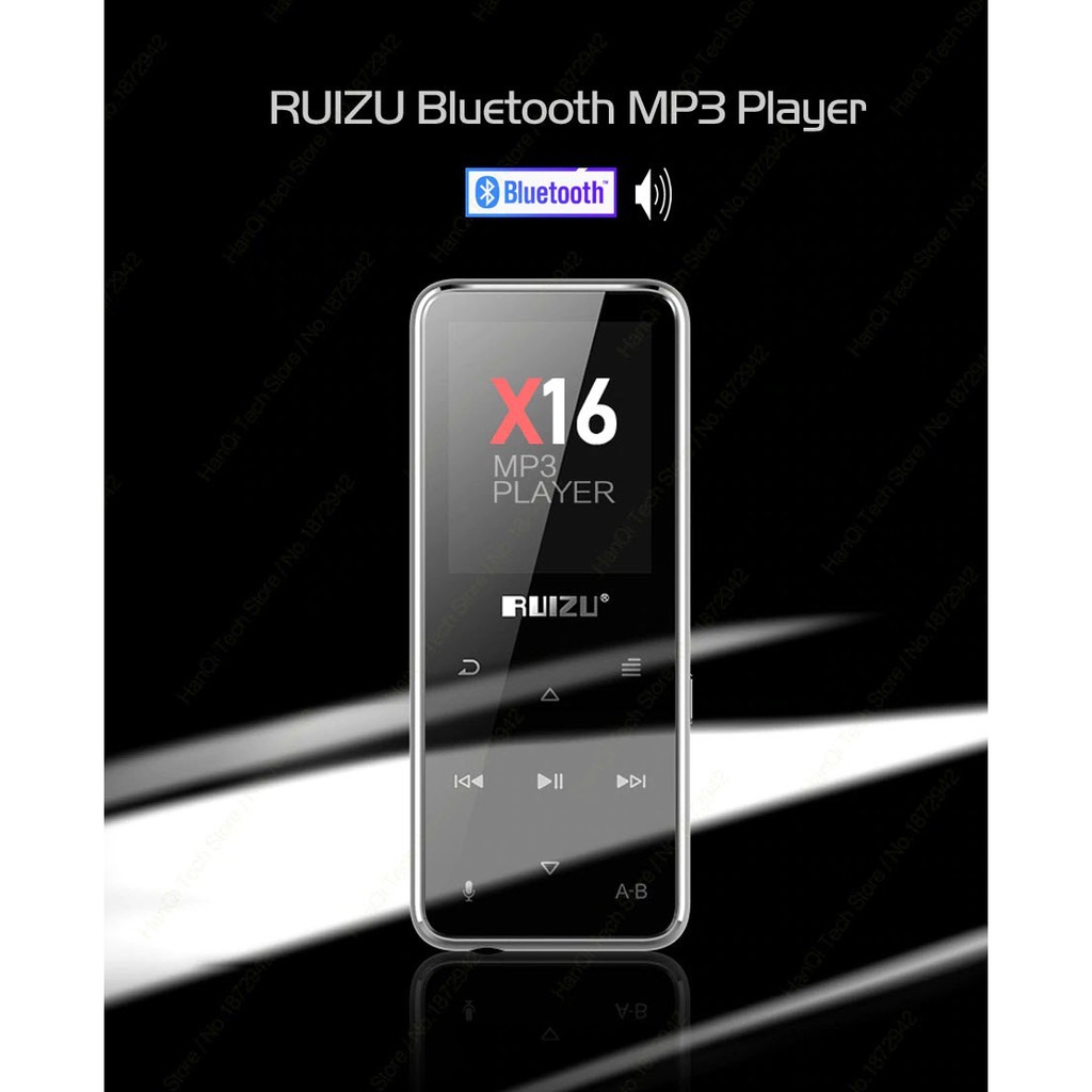 RUIZU X16 8 gb MP3 MP4 Kỹ Thuật Số Máy Nghe Nhạc 1.8 inch Bluetooth Loa Âm Nhạc Máy Nghe Nhạc Âm Thanh &amp; Video Player FM