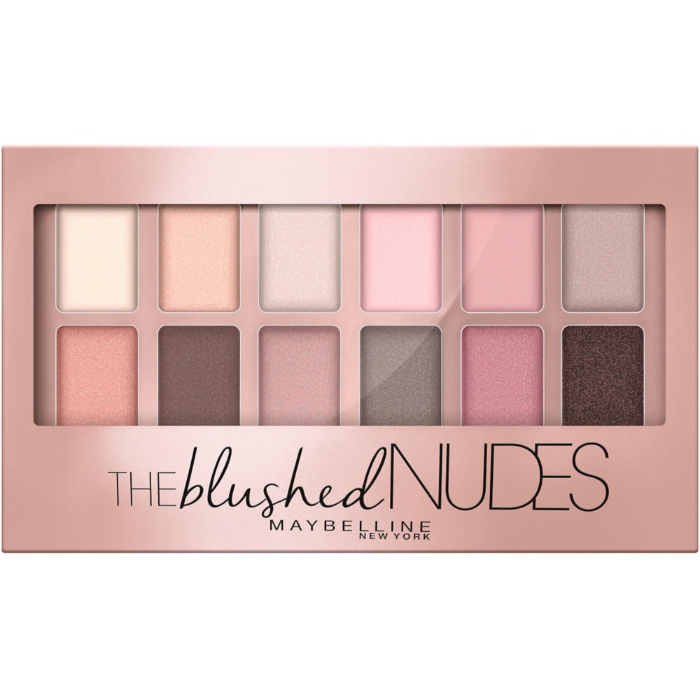 [HOT SALE] Bảng Màu Mắt Maybelline Tông Hồng Nude 12 Ô The Blushed Nudes