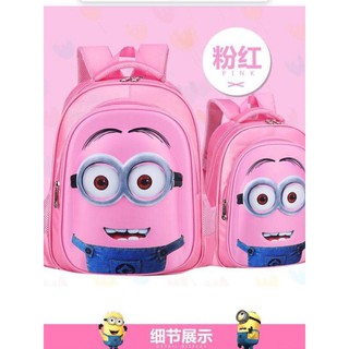 Freeship 99k TQ_Balo Minion hồng