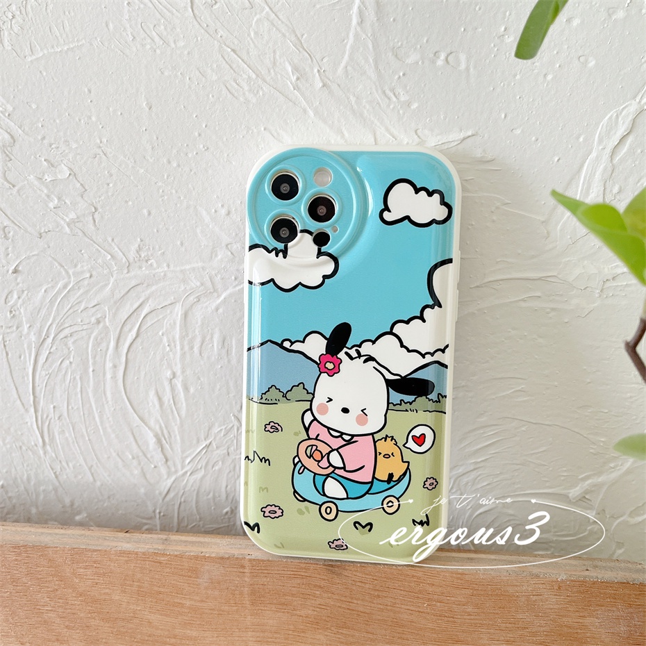 Ốp Điện Thoại Pochacco Cho Samsung A04E A04 A03s A03 A02 A02s A34 A12 A13 A14 A22 A23 A33 A53 A73 M23 A03s A50 A50s A30s A21s A31 A32 A11 A51 A52 A71 A72 M33 S22Ultra Plus