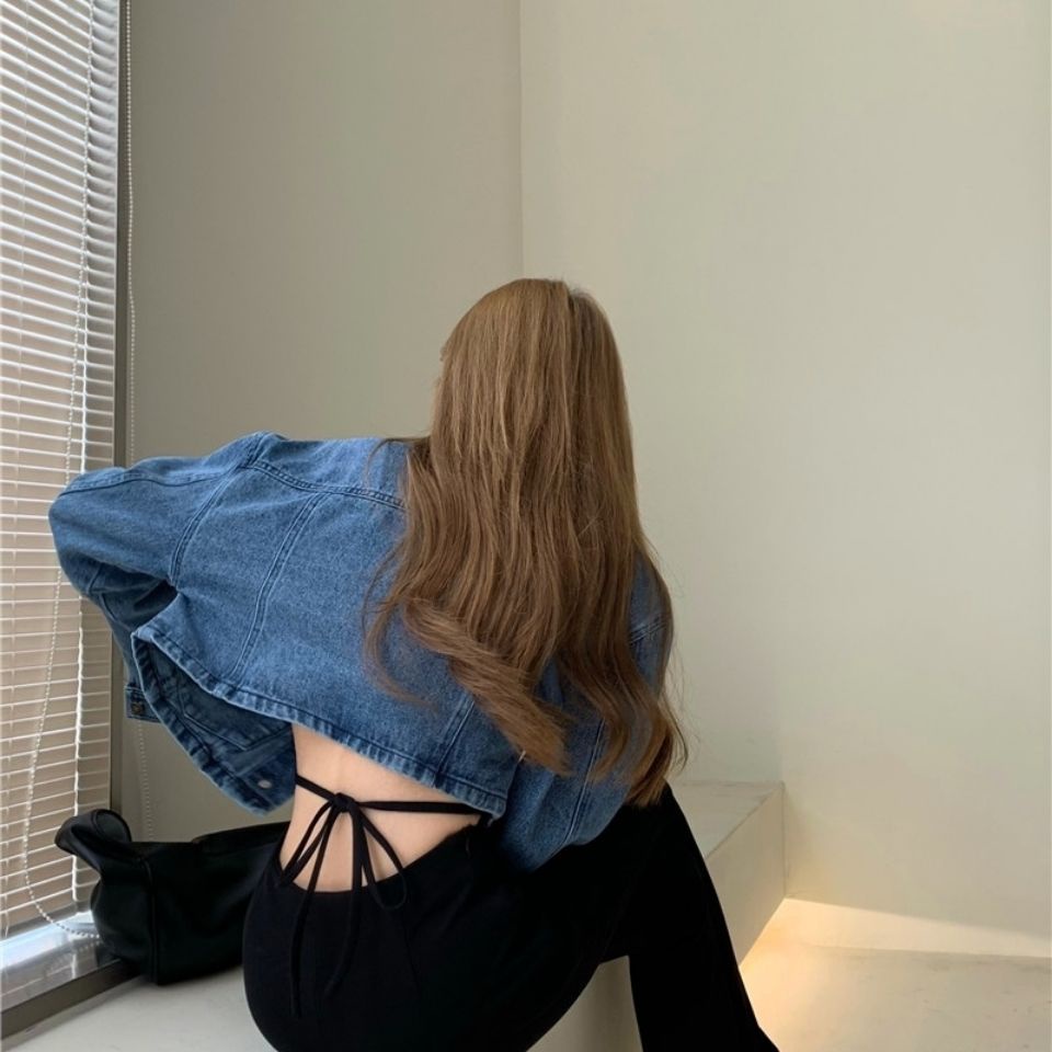 COZOK Quần Dài Ống Rộng Lưng Cao Cột Dây Thời Trang Trẻ Trung