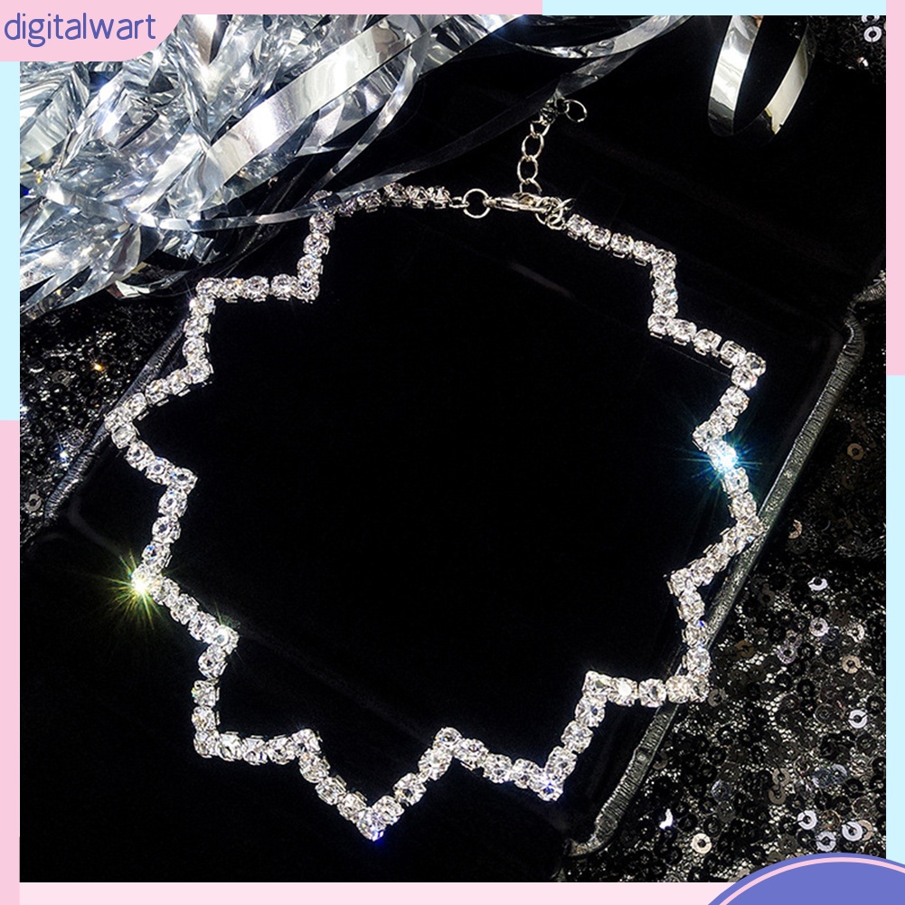 Vòng Cổ Choker Đính Đá Lấp Lánh Thời Trang Dành Cho Nữ