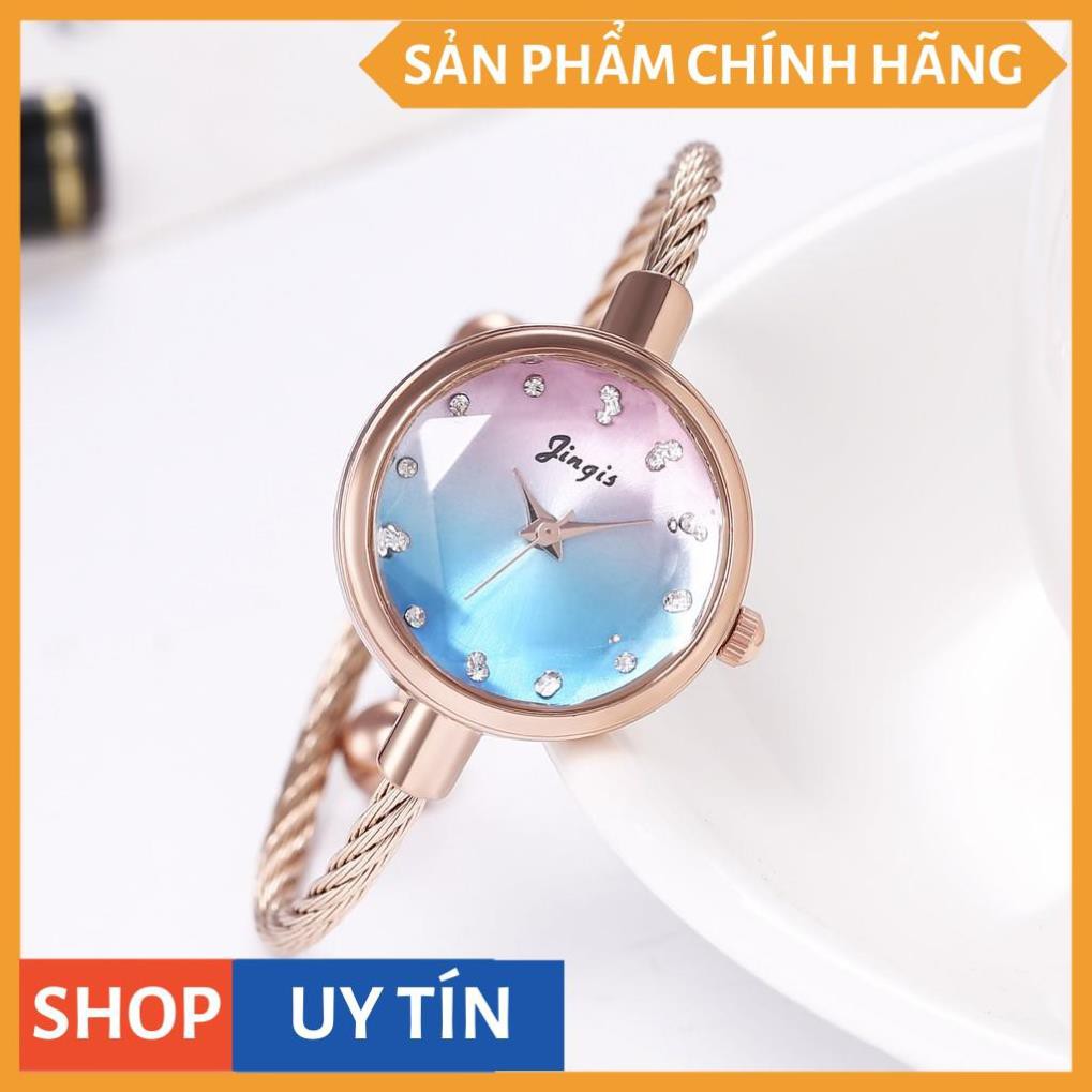 Đồng hồ nữ Candycat Chic dây kim loại dạng lắc xinh size mini