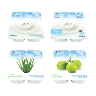 Sữa Chua TH True Milk Đủ Vị - Vỉ 4 Hộp x 100gr