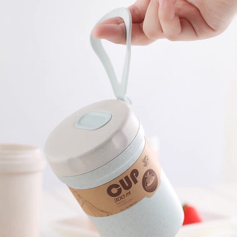 Cốc đựng canh bằng lúa mạch cao cấp dành cho dân văn phòng 300ml