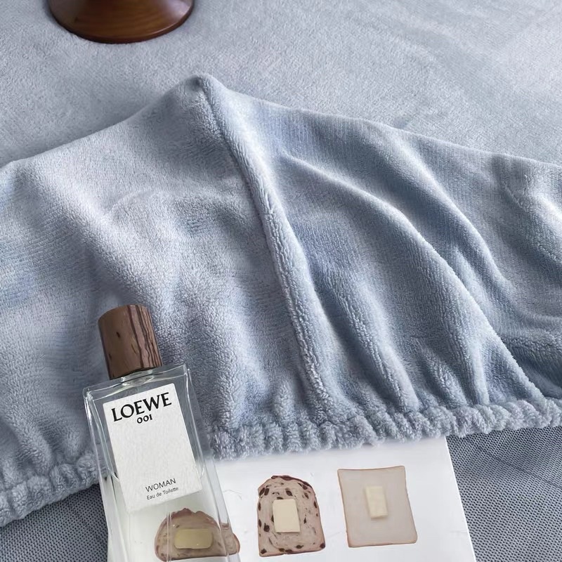 Bộ ga và 2 vỏ gối nỉ tuyết sữa gam màu Pastel nhẹ nhàng ngọt ngào 2023