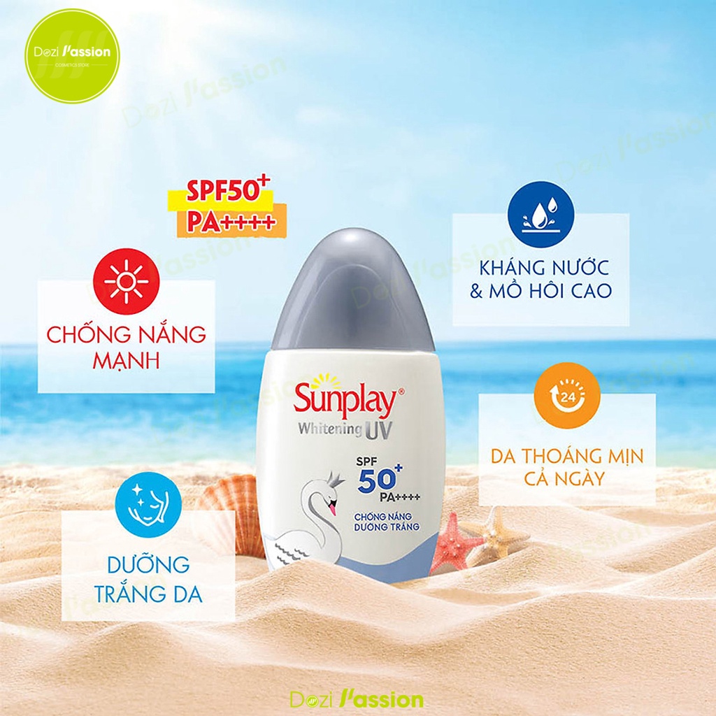 Kem Chống Nắng Sunplay Dưỡng Da, Giải Nhiệt, Dưỡng Ẩm, Trắng Da Dành Cho Mọi Loại Da 30g/70g - Sữa Chống Nắng Sunplay