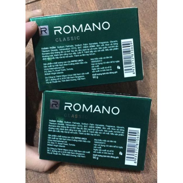 Combo 2 Xà Phòng Romano Classic (90g x 2)