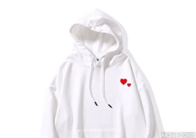 Áo Khoác Hoodie Nỉ Nam Nữ Form Rộng Chất Nỉ Bông Dày Dặn Siêu Đẹp Áo Hoodie Đôi Thêu TIM ĐÔI - AK3344 | BigBuy360 - bigbuy360.vn