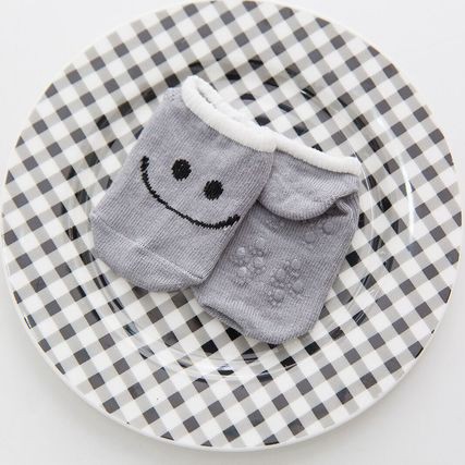 Vớ Cotton Chống Trượt Hình Mặt Cười Cho Bé Sơ Sinh Từ 0-3 Tuổi