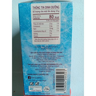Cà phê MacCoffee Cappuccino truyền thống 190g