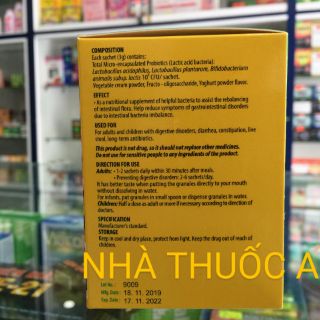 Men vi sinh Lactomin plus Hàn Quốc