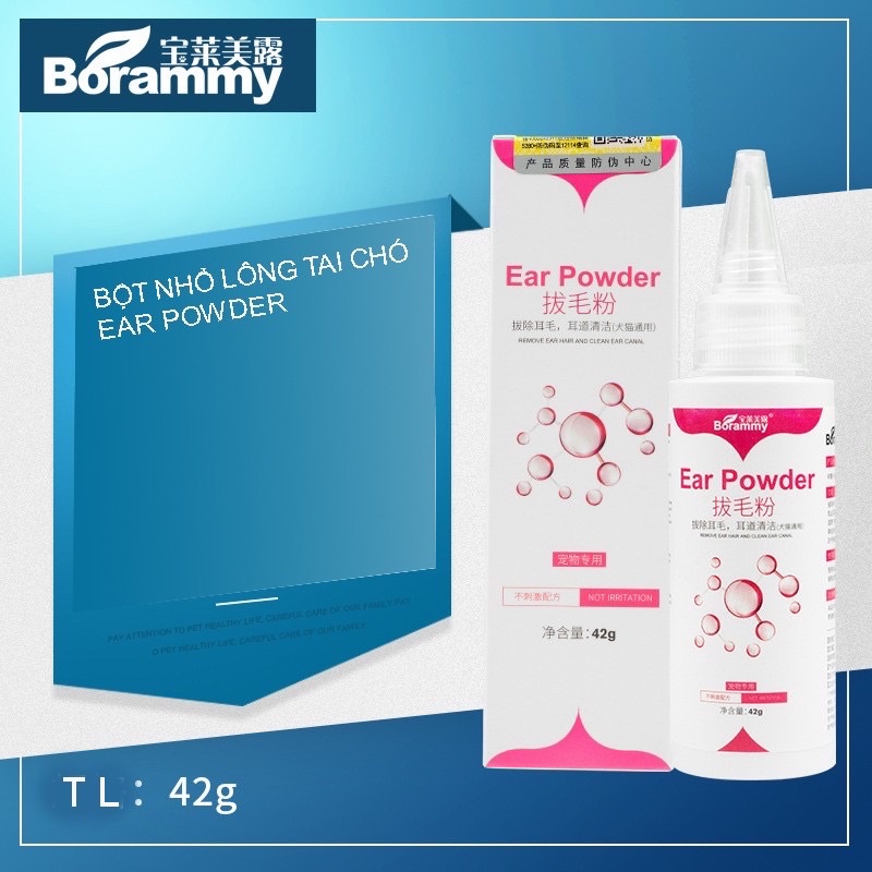 Bột nhổ lông tai cho chó Ear Powder Borammy