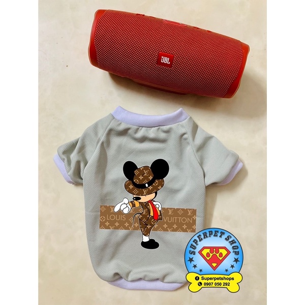 ÁO THÚ CƯNG MICKEY LOUIS VUITTON SIÊU XINH GIÁ RẺ