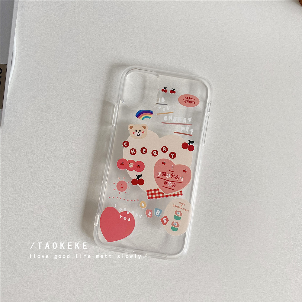 Ốp lưng iphone Ốp Điện Thoại In Họa Tiết Trái Tim Cho iphone 14 6 / 6plus / 6s / 6s plus / 6 / 14pro / 14proplus / 8 / 8plus / x / xs / xs max / 11 / 11 pro / 11 pro / 11 Promax / 12 / 13 / Dinuo case