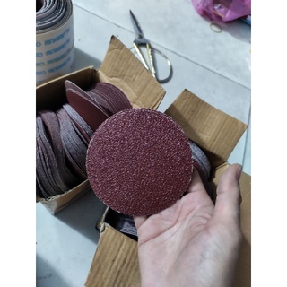 10 tờ Nhám dán tròn,nhám dán phi 100mm