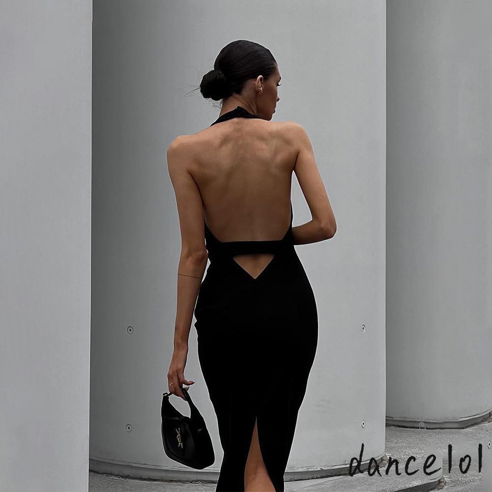 Đầm Múa 1O1 Tay Dài Lưng Cao Màu Trơn Thời Trang Mùa Hè Cho Nữ