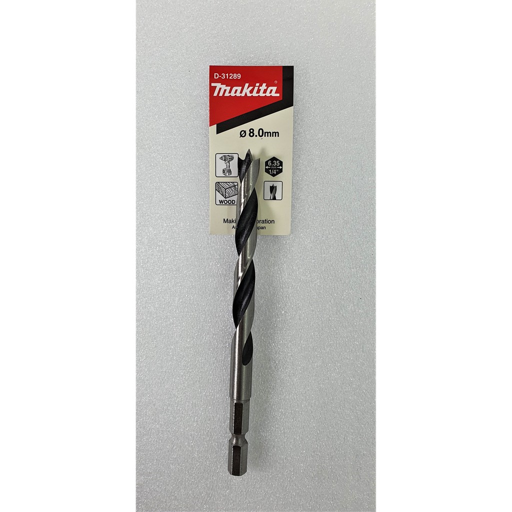 1 Mũi Khoan Gỗ Chuôi Lục Giác MAKITA 3mm-15mm - Chính Hãng