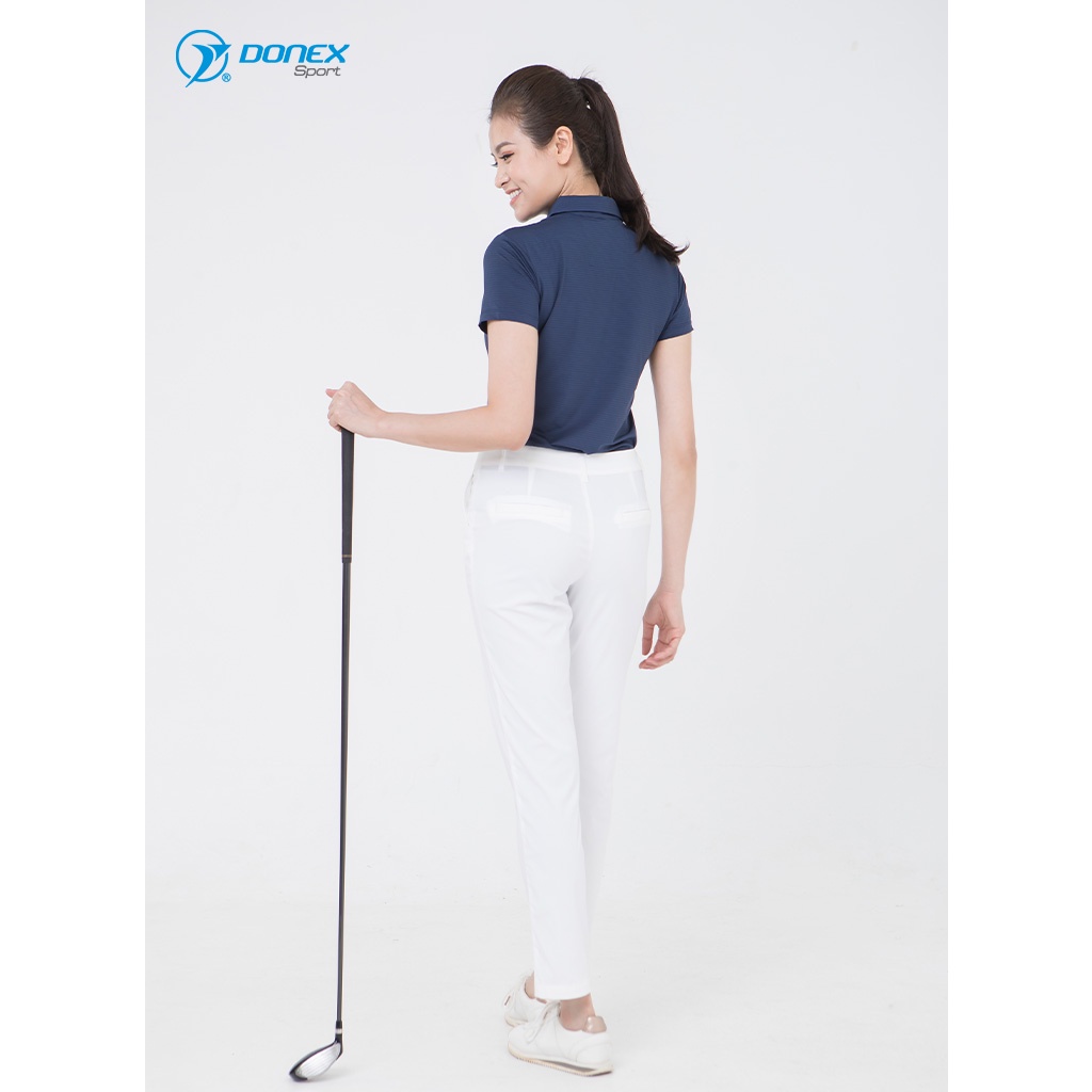 Áo thể thao nữ golf có cổ DONEXPRO Form Classic, Tôn Dáng, Chất Vải Cao Cấp Cực Mát, Bền Màu, Thoáng Hơi AC-3616