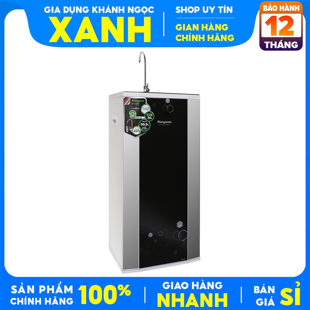 Máy lọc nước RO Kangaroo KG99A VTU 9 lõi-Mới Chính Hãng 100% Công nghệ lõi lọc Nano Silver