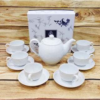 bộ bình tách uống trà sứ minh long - bộ bình tách uống trà