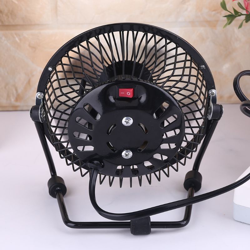 Quạt Điện Để Bàn Mini 5 inch AC 110V 220V Phích Cắm US EU Tiện Dụng