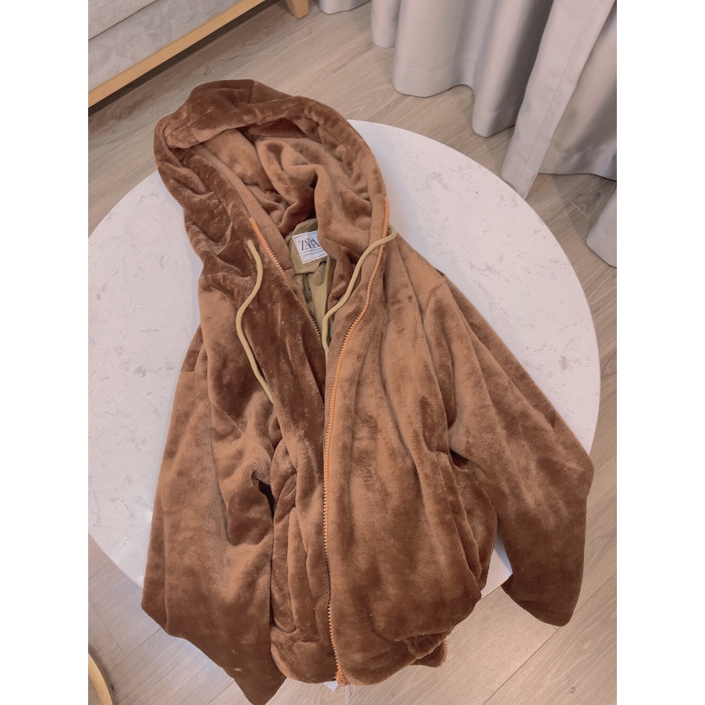 Áo Khoác Lông Siêu Dày Mềm Mịn Ấm Có Mũ Dây Rút Được Yêu Thích Nhất Năm 2021 | BigBuy360 - bigbuy360.vn