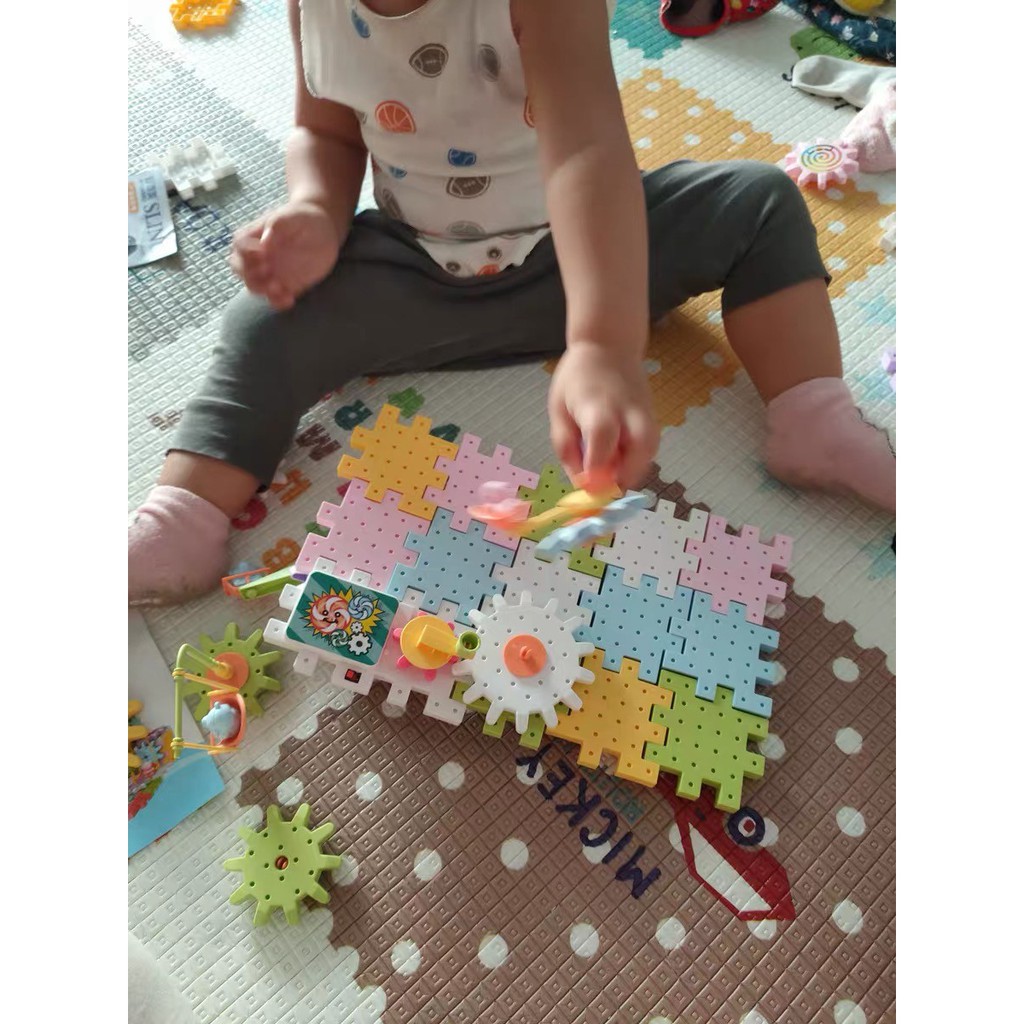 Đồ chơi Lego Lắp Ráp Mô Hình Bánh Răng Chuyển Động Thông Minh Boba Store 203 chi tiết