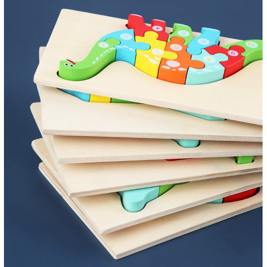 Đồ chơi tranh nối 10 số chọn mẫu cho bé MS2 tranh nổi 3d gỗ nối tiếp