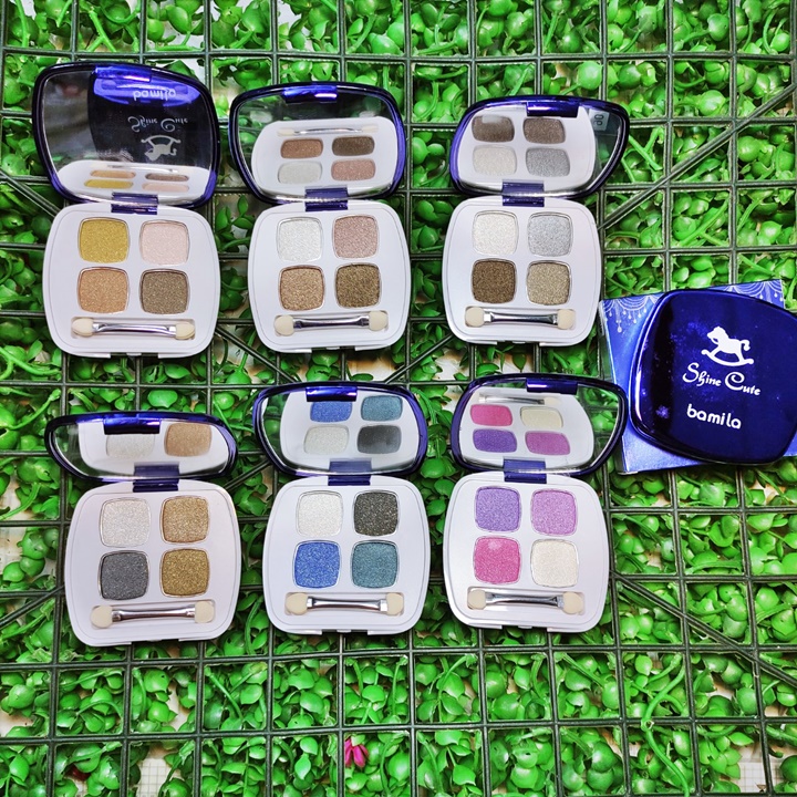[Sỉ-Rẻ] Phấn Mắt 4 Ô Bamila Màu Thời Thượng Hàn Quốc [Lẻ-Sỉ]