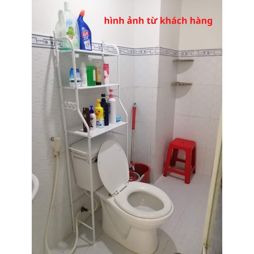 Kệ nhà vệ sinh, kệ bồn cầu, kệ máy giặt sơn tĩnh điện để đồ tiện lợi